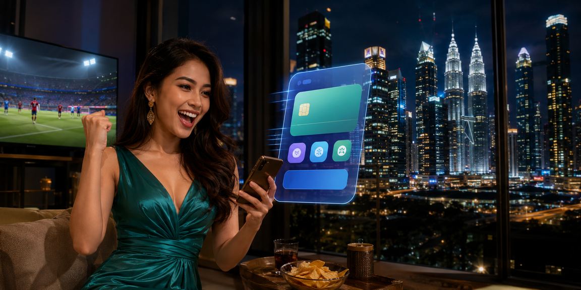 Antara muka kasino langsung pada telefon pintar di Kuala Lumpur
